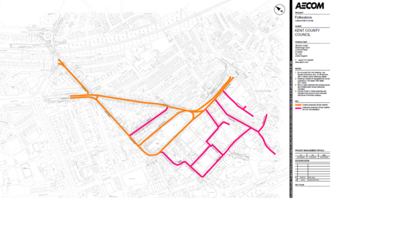 Map of 20 mph proposed scheme