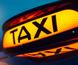 An image of a taxi