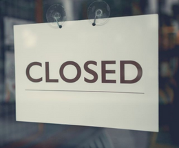 An image of a closed shop sign
