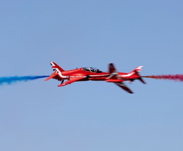 An image of the RAF Red Arrows