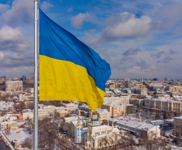 An image of the Ukraine flag